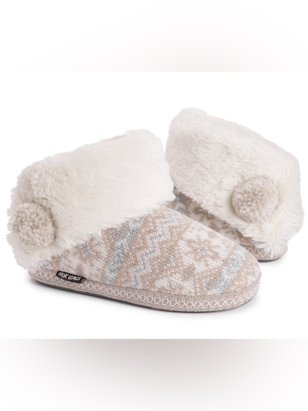 Muk Luks Melinda Bootie Slippers Size Small
